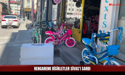 Rengarenk Bisikletler Sivas’ı Sardı