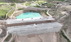 Sivas'ta Kartalkaya Barajı Sulaması inşaatında sona geliniyor