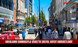 Havaların Isınmasıyla Sivas'ta Sosyal Hayat Hareketlendi