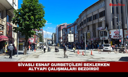 Sivaslı esnaf gurbetçileri beklerken altyapı çalışmaları bezdirdi!