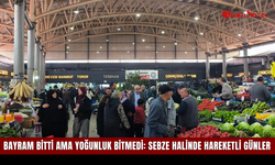 Bayram bitti ama yoğunluk bitmedi: Sebze halinde hareketli günler