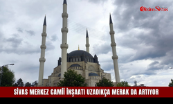 Sivas Merkez Camii İnşaatı Uzadıkça Merak da Artıyor