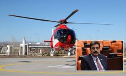 Sivas'ta ambulans helikopter 962 hasta için havalandı