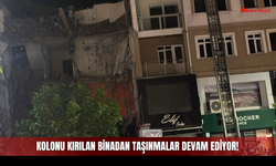 Apartman Sakinleri Sivas'taki Kolonu Kırılan Binadan Taşınmaya Devam Ediyor!