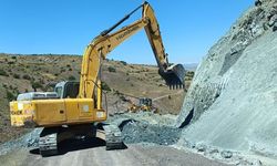 Sivas'ta o yerde heyelan hasarı giderildi