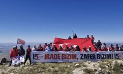 Sivas'ta 15 Temmuz için Yıldız Dağı'na çıktılar