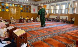 Sivas'ta Nasrettin Hoca camide çocuklarla buluştu