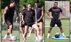 Sivasspor antrenmanına Manaj ve Charisis de katıldı
