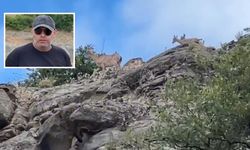 Sivas'ta dağ keçileri ailesi görsel şöleni