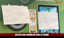 Sivas'ta Depozito Makineleri Daha İlk Günden Pes Etti