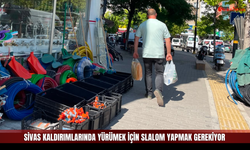 Sivas Kaldırımlarında Yürümek İçin Slalom Yapmak Gerekiyor