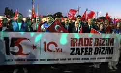 Sivas'ta 15 Temmuz'un 10. Yılında Meydan Doldu Taştı