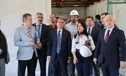Sivas'ta YHT Garı İnşaatı incelendi
