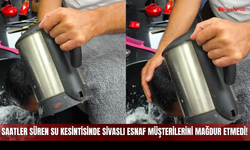 Saatler Süren Su Kesintisinde Sivaslı Esnaf Müşterilerini Mağdur Etmedi!