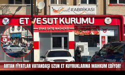 Artan Fiyatlar Sivas'ta Vatandaşı Uzun Et Kuyruklarına Mahkum Ediyor!