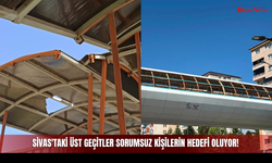 Sivas'taki Üst Geçitler Sorumsuz Kişilerin Hedefi Oluyor!