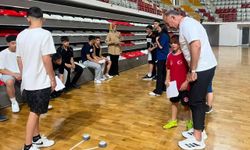 Sivas'ta genç judo ve güreşçilerin performansları testedildi