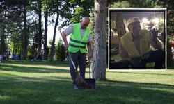 Sivas'ta temizlikçi güzel sesiyle mest etti