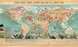 48 ülkede bulunan 172 Türk şehitliği tek haritada