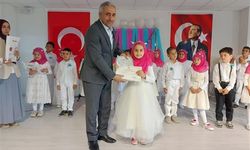 Gemerek'te Kur'an kursu öğrencilerinde mezuniyet coşkusu