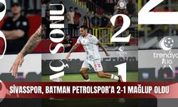 Sivasspor, Batman Petrolspor’a 2-1 mağlup oldu