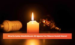Sivas'ta Işıklar Söndürülecek: 26 Ağustos’tan İtibaren Kesinti Alarmı!
