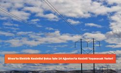 Sivas'ta Elektrik Kesintisi Şoku: İşte 14 Ağustos'ta Kesinti Yaşanacak Yerler!