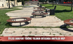 Boyandı Ama Haftalardır Öylece Duruyor! Yürüme Yolunun Ortasında Unutuldu mu?