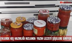 Evlerde kış hazırlığı hızlandı: Yazın lezzeti şişelere giriyor
