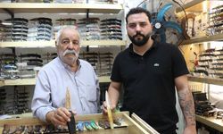 Sivas'ta dede torun bıçak sanatını yaşatıyor