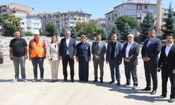 Sivas Lisesi inşaatına Milletvekili Toy'dan ziyaret