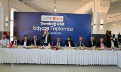 Sivas'ta iş insanlarıyla Demirağ OSB'de buluşuldu