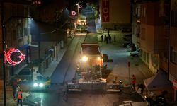 Necip Fazıl Kısakürek Caddesi’nde asfalt çalışması tamamlandı