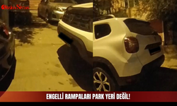 Engelli rampaları park yeri değil!