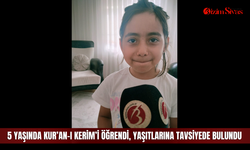 5 Yaşında Kur’an-ı Kerim’i öğrendi, yaşıtlarına tavsiyede bulundu