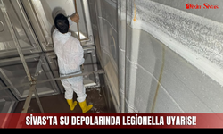 Sivas'ta su depolarında Legionella uyarısı!