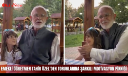Emekli Öğretmen Tahir Özel’den Torunlarına Şarkılı Motivasyon Pikniği