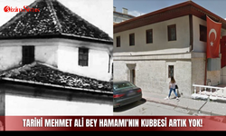 Tarihi Mehmet Ali Bey Hamamı'nın kubbesi artık yok!