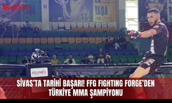 Sivas’ta tarihi başarı! FFG Fıghtıng Forge’den Türkiye MMA Şampiyonu