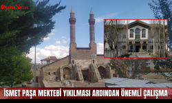 İsmet Paşa Mektebi yıkılması ardından önemli çalışma