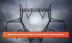 Sivas'ta Evde Olacaklar Dikkat: Üç Günlük Elektrik Kesintisi Başlıyor!