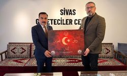 Sivas Şehit Aileleri ve Gaziler Derneği’nden Gazeteciler Cemiyeti’ne ziyaret