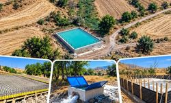 Divriği Kesme köyünde sulama tesisi tamamlandı