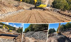 Koyulhisar'da heyelan hasarı onarıldı