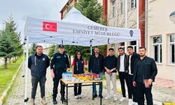 Gemerek'te öğrencilere güvenlik bilgilendirmesi yapıldı