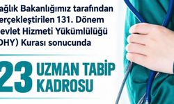 Sivas'a 23 uzman hekim kazandırıldı
