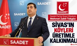 Tokgöz: Sivas'ın Köyleri Üretimle Kalkınmalı