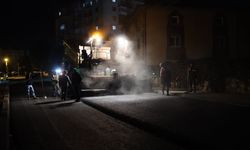 Sivas’ta Atakent Caddesi’nde gece mesaisi