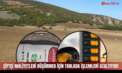 Çiftçi maliyetleri düşürmek için tarlada işlemleri azaltıyor!