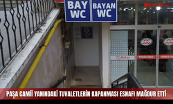 Paşa Camii yanındaki tuvaletlerin kapanması esnafı mağdur etti